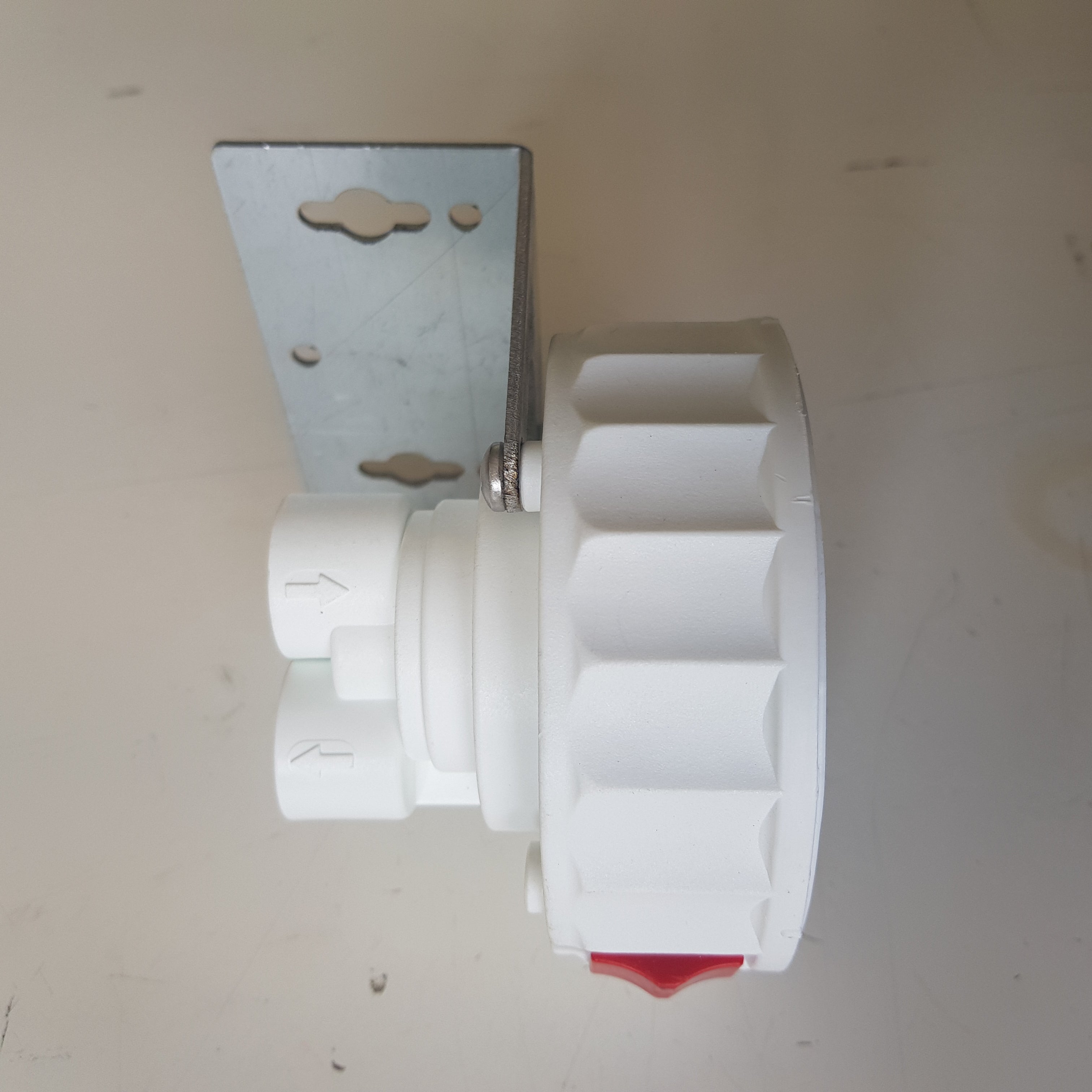 Testata con ghiera, aggancio 3/8 baionetta, per filtro standard Everpure, Wcf. WCF