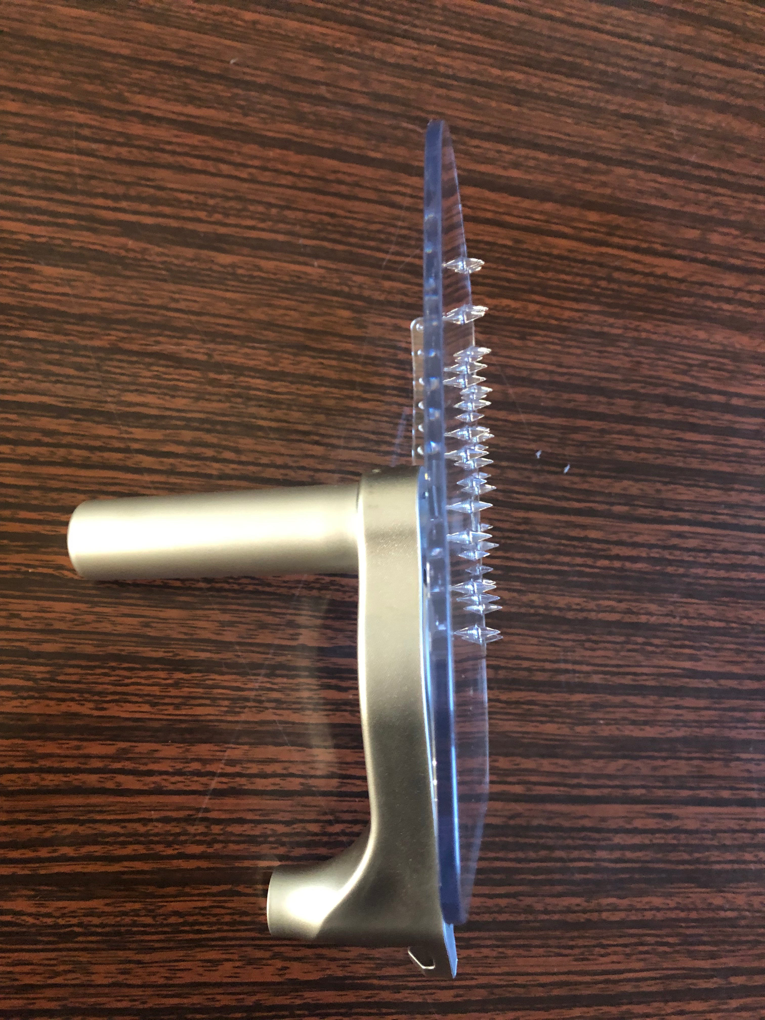 Gruppo Premistoppa Smontabile per Affettatrice RGV – Plastica con Impugnatura Verniciata Alluminio Satinato | Linea Luxury RGV