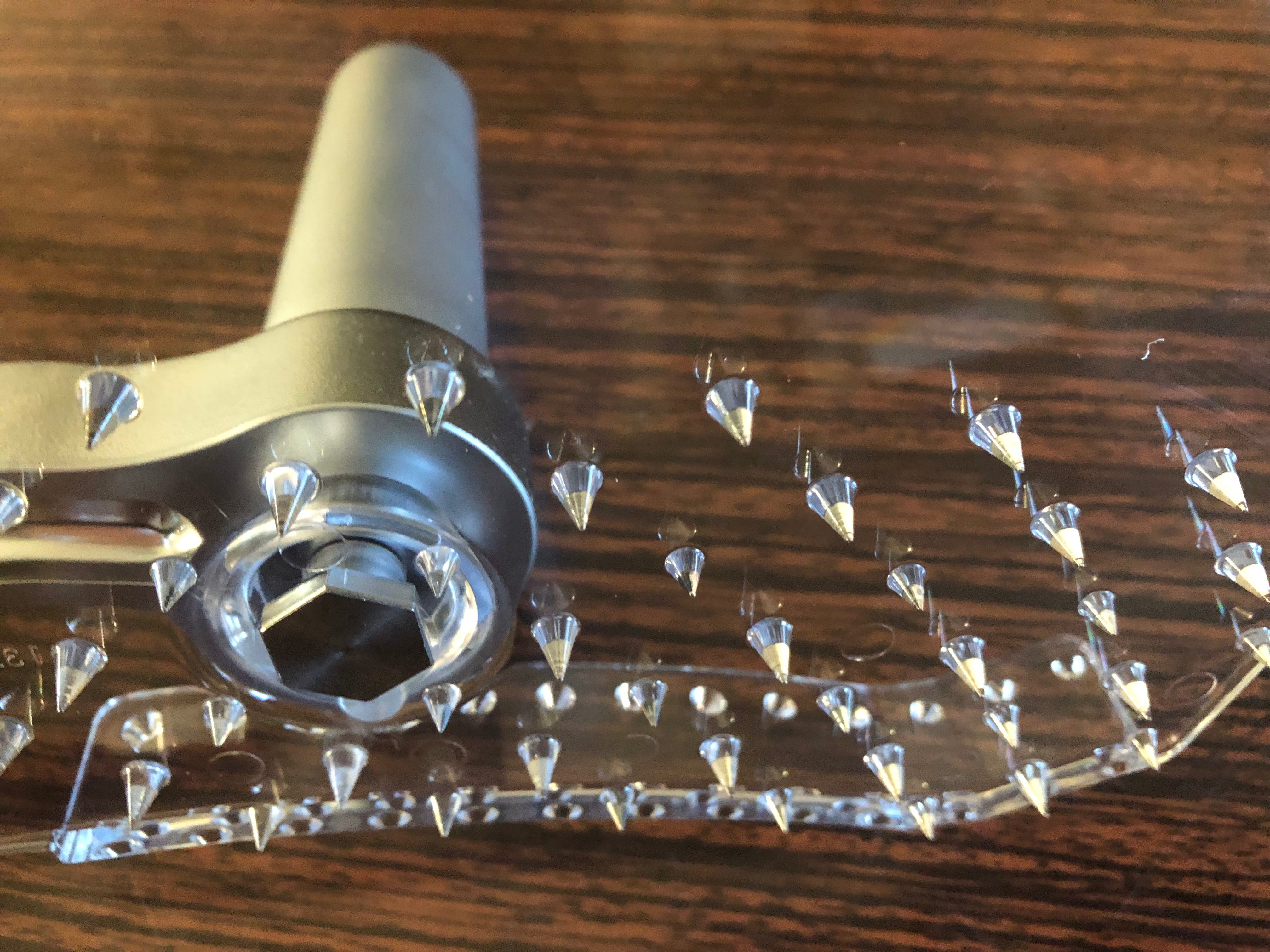 Gruppo Premistoppa Smontabile per Affettatrice RGV – Plastica con Impugnatura Verniciata Alluminio Satinato | Linea Luxury RGV