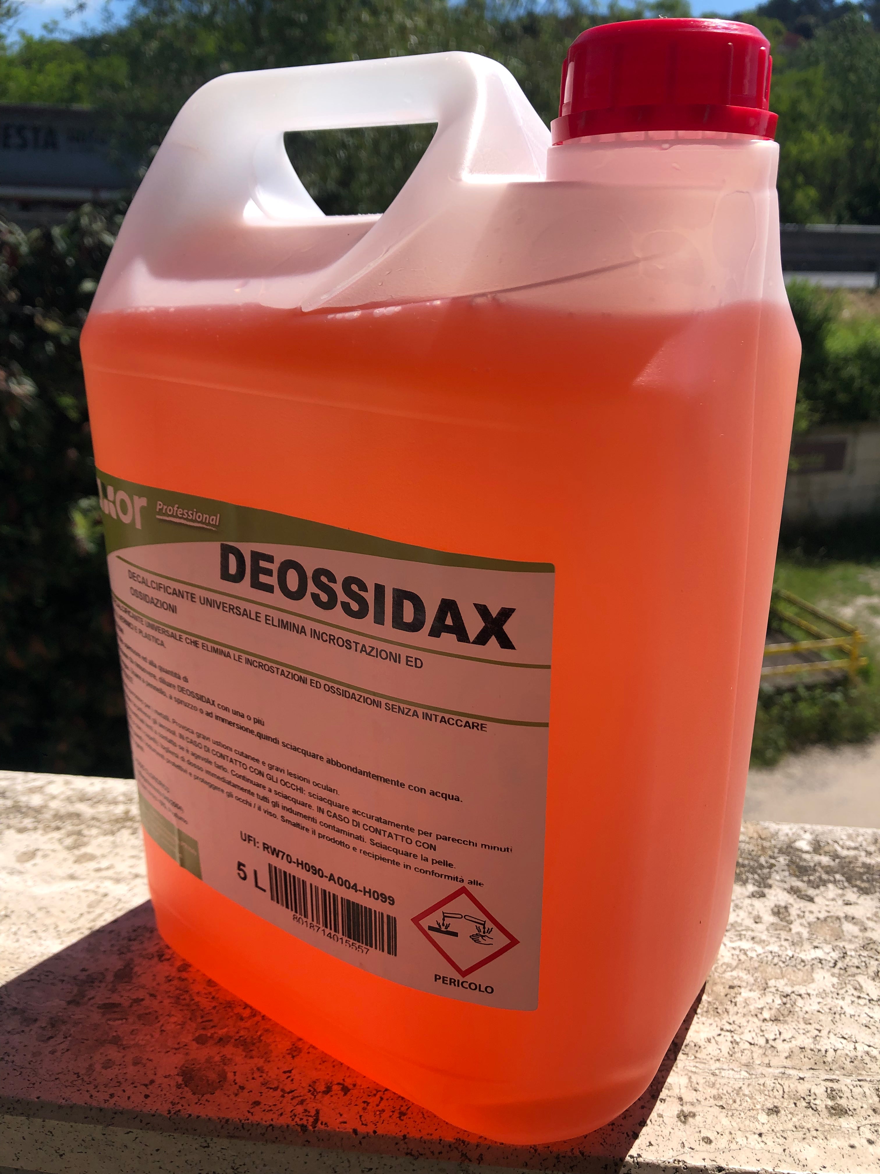 Decalcificante Professionale Deossidax per Boiler e Caldaie – Tanica da 5 Litri Ennebiservice