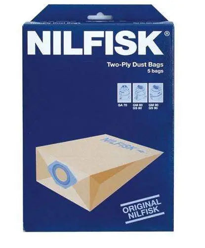 Sacchetti per aspirapolvere Nilfisk 5pz. 9,75 l gs/gm80 Nilfisk