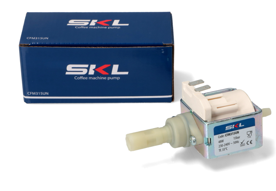 Pompa Vibrazione Universale 48 W – 15 bar CFM315UN per Macchine da Caffè (Alternativa Ulka EP5GW) Ennebiservice