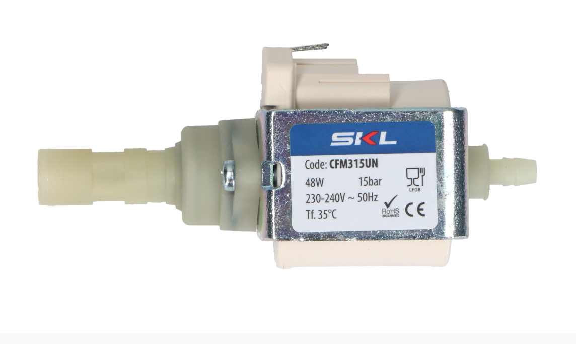 Pompa Vibrazione Universale 48 W – 15 bar CFM315UN per Macchine da Caffè (Alternativa Ulka EP5GW) Ennebiservice