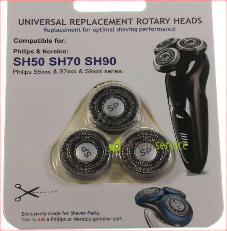 confezione 3 testine alternative rasoio philips sh50 sh70 sh90 PHILIPS