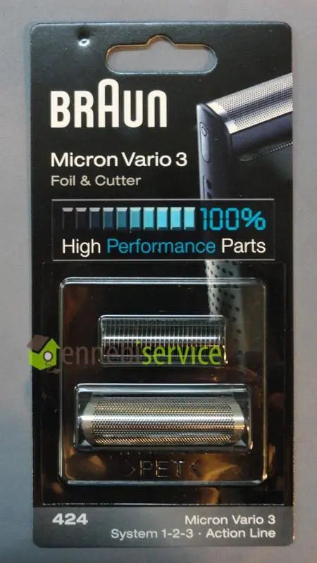 lamina e coltello rasoio braun combipack 424 vario 3 system 1.2.3. BRAUN