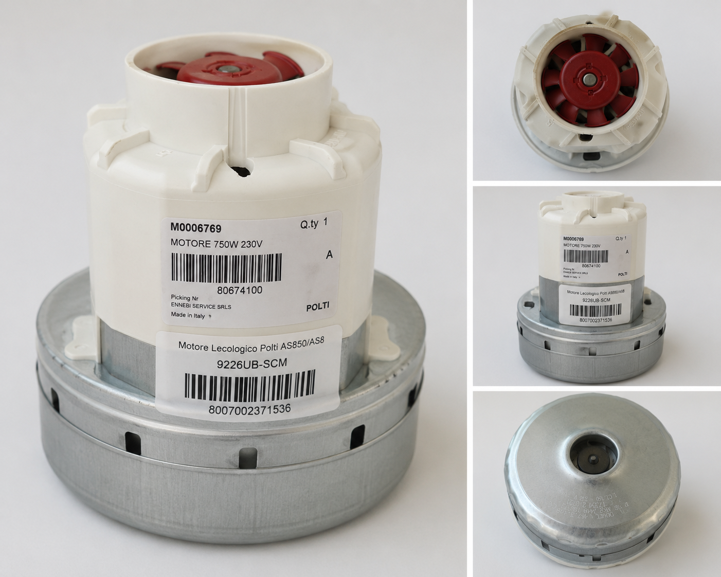 Motore originale Polti M0006769 750W 230V