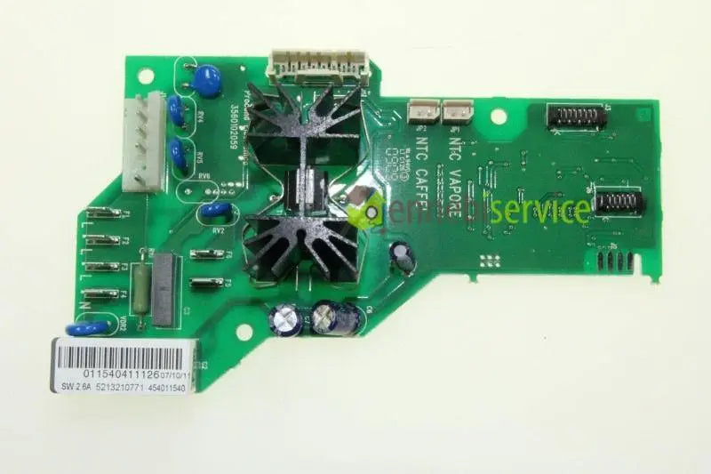 scheda elettronica pcb procond sw2.6 230v en660 nespresso de longhi DE LONGHI