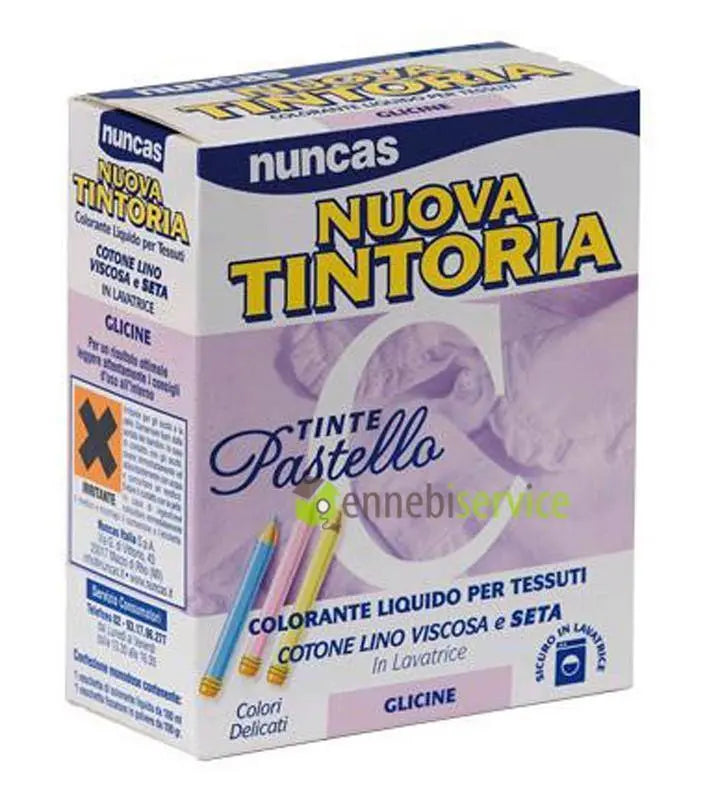 tintoria cotone giallo pastello 100 ml colorante liquido + 100 g fissatore polvere NUNCAS