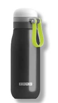 Bottles sono bottiglie in acciaio inox per ragazzi colore nero ZOKU ZOKU