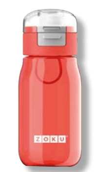 Kids Flip Straw Bottle colore rosso ZOKU ZOKU