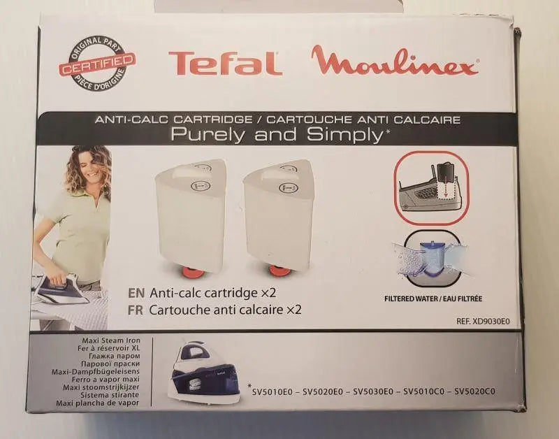 Filtro a cartuccia anticalcare per ferro da stiro Tefal e Moulinex XD9030E0 TEFAL