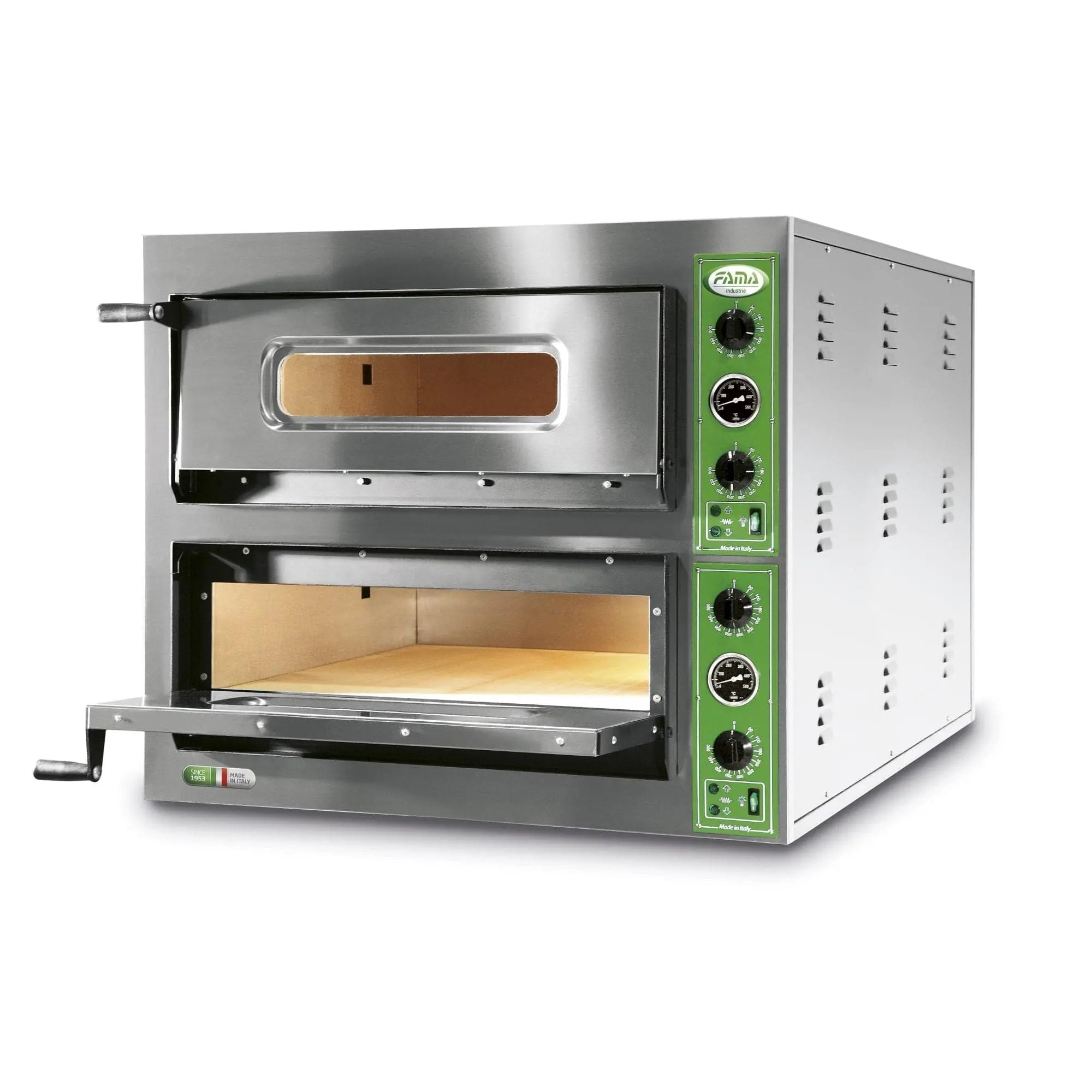 Forno per pizza inox 12 pizze Ø36 CM B9+9T Trifase Fama FAMA