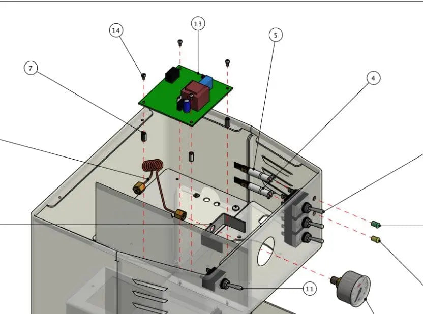 Scheda elettronica per macchina da caffè Quick Mill 03035 QUICK MILL