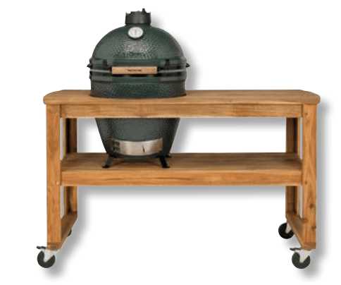 Tavolo In Acacia per XL Barbecue Big Green Egg Big Green Egg