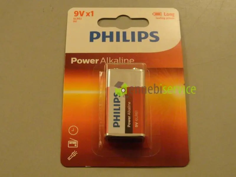 pila 9v transistor plus philips PHILIPS