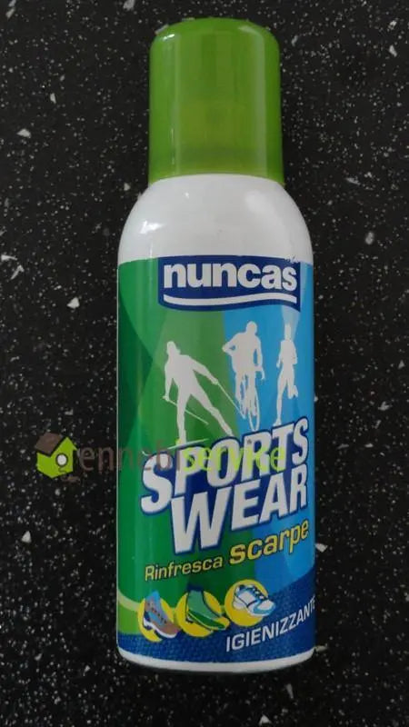sportswear rinfresca scarpe igienizzante spray 150 ml NUNCAS