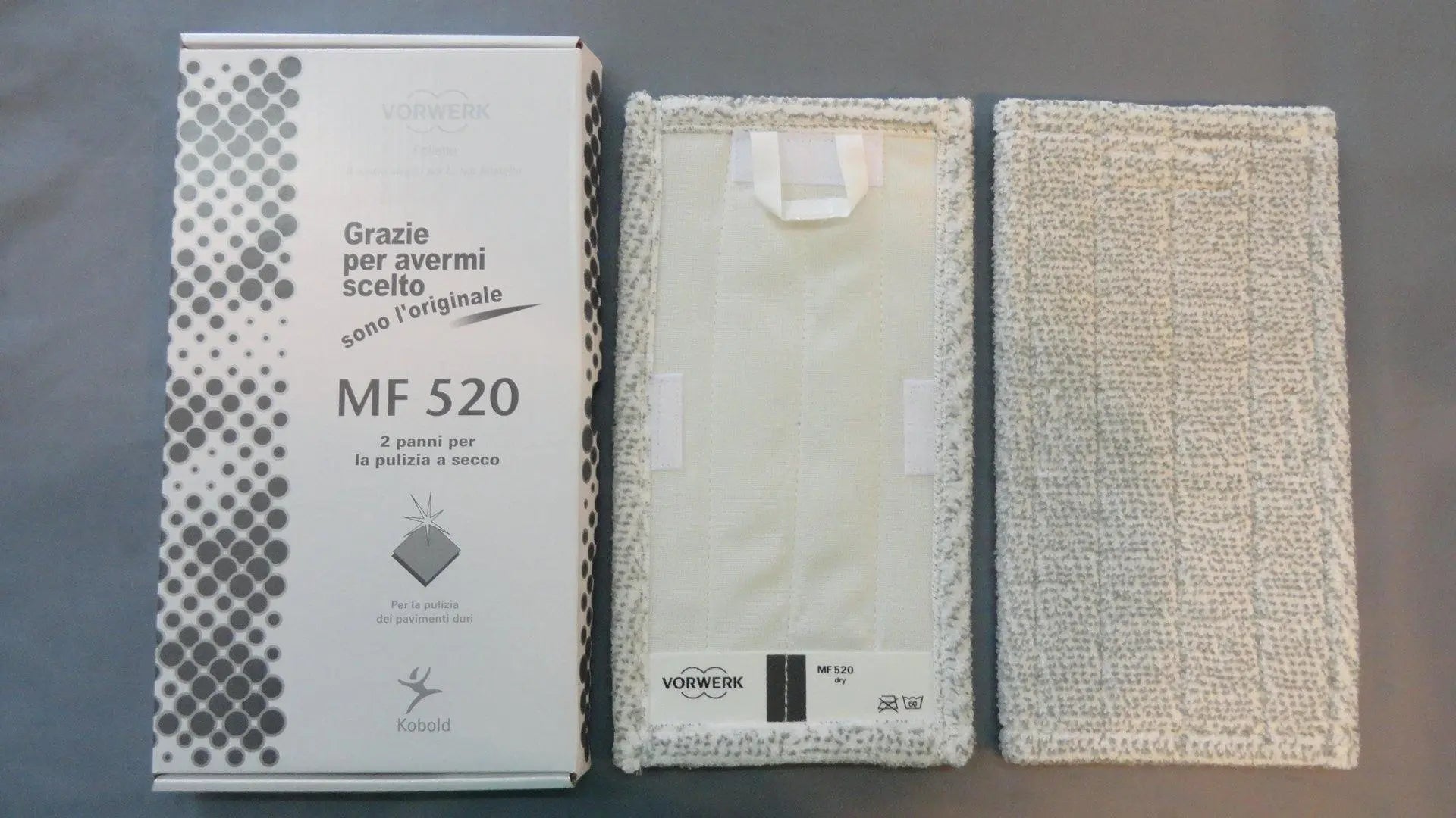 Confezione 2 panni pulizia a secco dry lavapavimenti SP520/SP530 Vorwerk Folletto VORWERK FOLLETTO