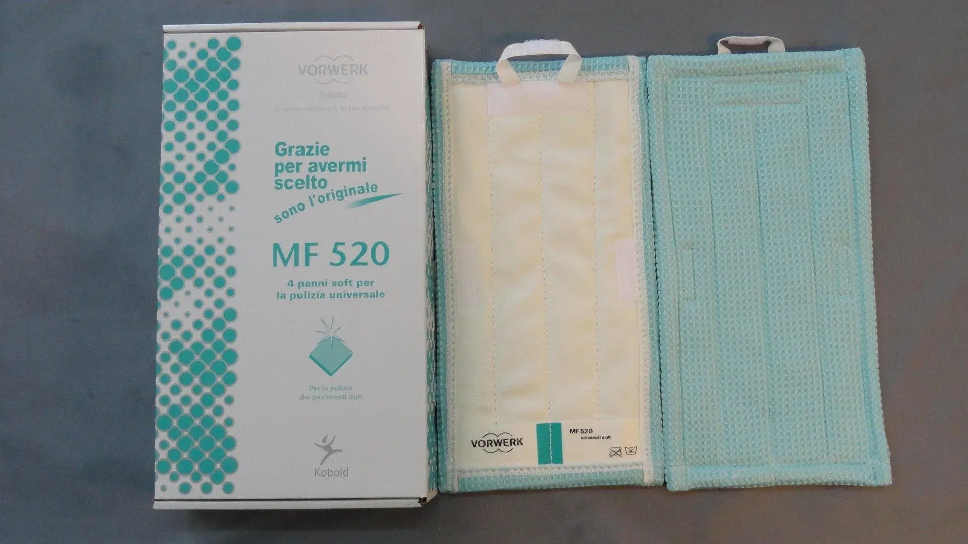 Confezione 4 panni soft universali lavapavimenti SP520/530 Vorwerk Folletto VORWERK FOLLETTO