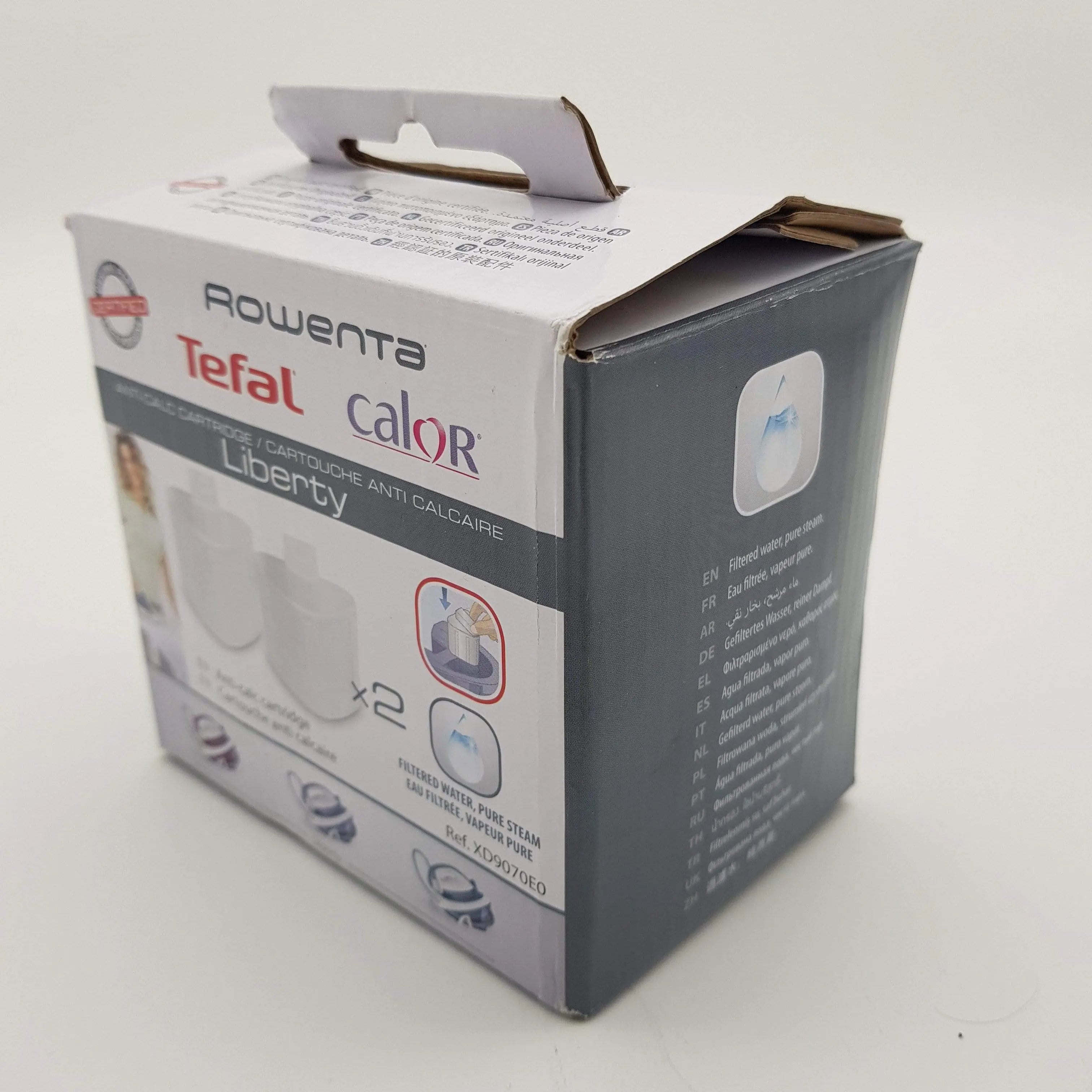 Filtro a cartuccia anticalcare per ferro da stiro Tefal e Moulinex Calor XD9070E0 ROWENTA