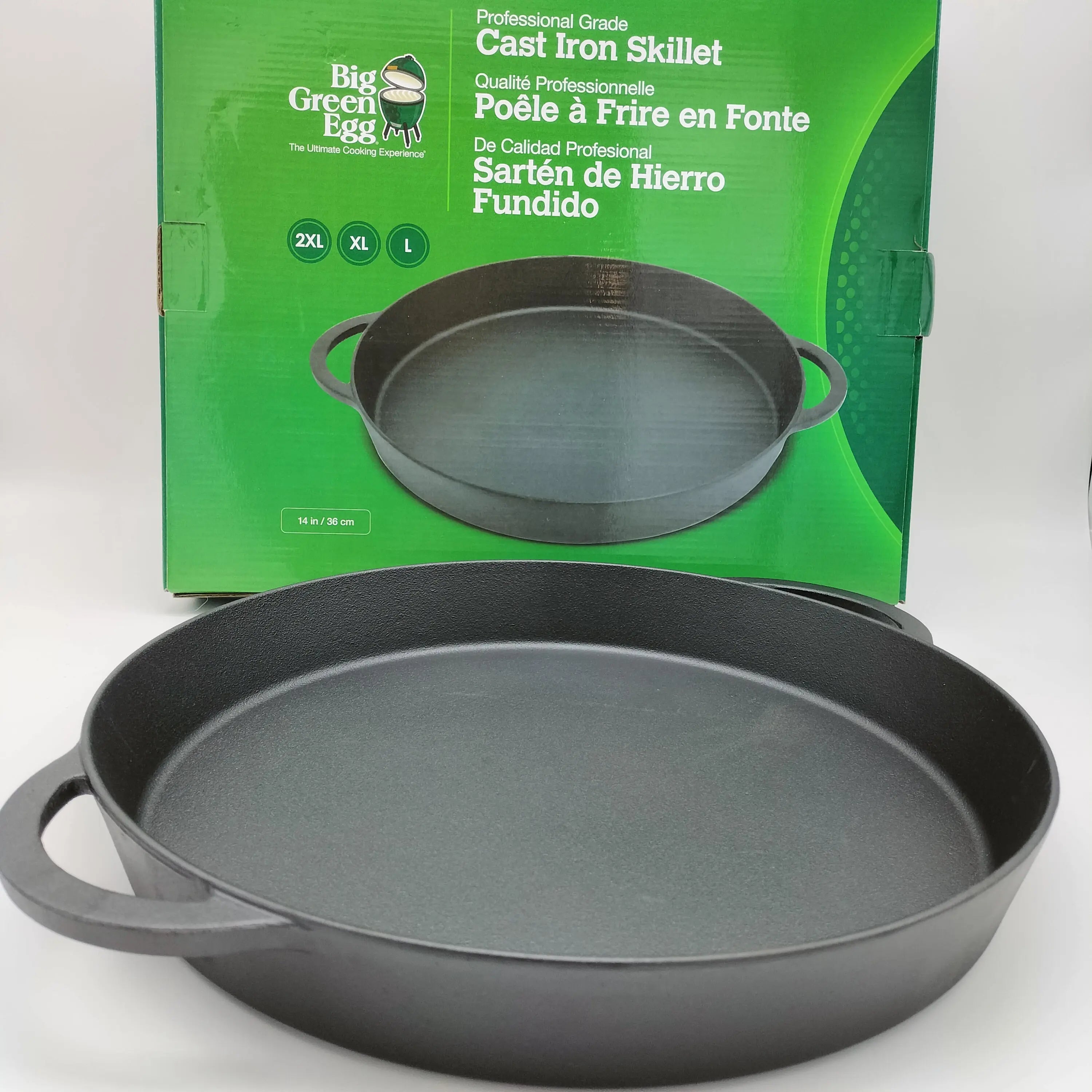 Padella in ghisa per L 36cm Barbecue Big Green Egg Big Green Egg