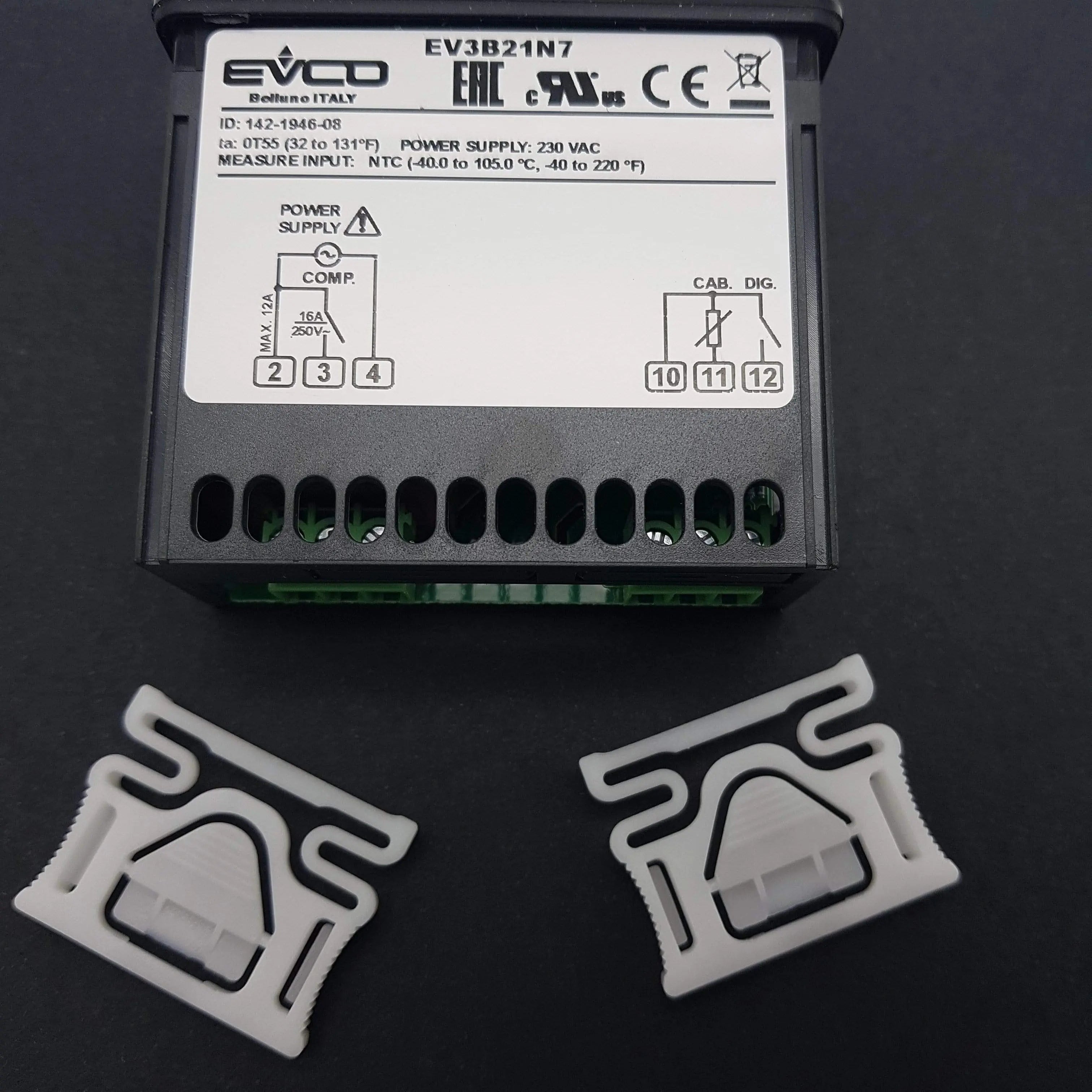 Termostato di controllo digitale senza sonda EV3B21N7 230v Evco UNIVERSALE