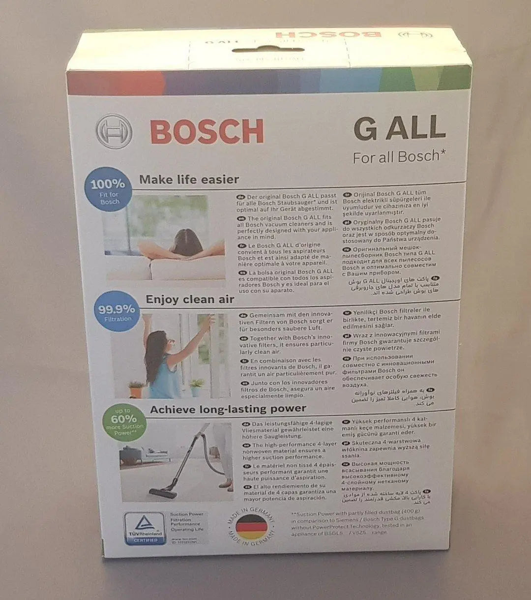 sacchi per bosch originali serie g all BOSCH